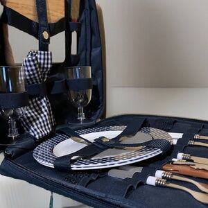 Picnic at Ascot - Two Person Picnic Backpack with Soft Side Cooler